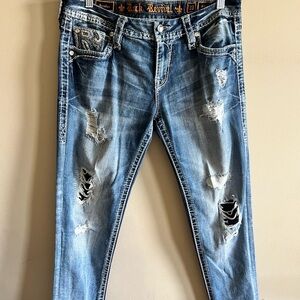 Rock Revival Women’s Skinny Jean Size 31, 10-12, Mid Rise